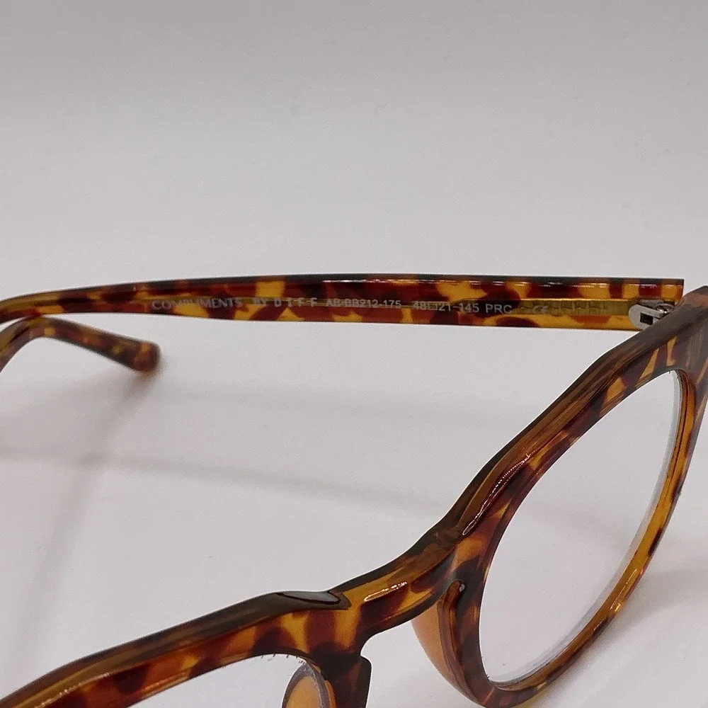 Compliments  Eyewear Darcy Blue Light Reading Glasses +1.75 -‎ Amber Tortoise